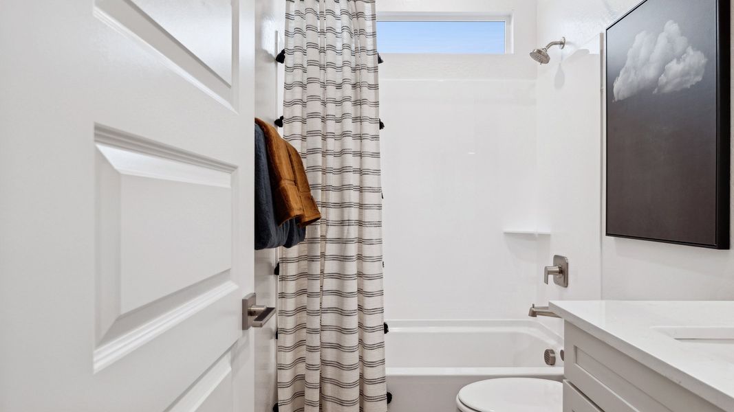 Representative furnished interior of a home built from the Miraval by D.R. Horton in The Ridge at Stone Butte, Phoenix (Image 47).