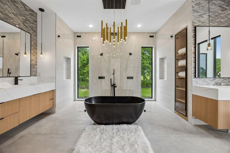 Furnished interior view inside a new home in , Southlake (Image 15).
