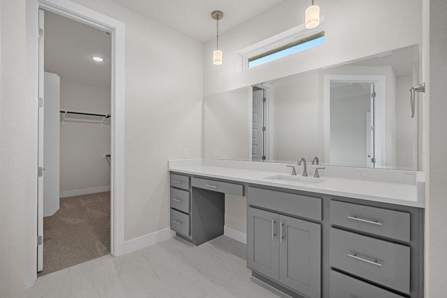 Furnished interior view inside a new home in Santa Rita Ranch, Liberty Hill (Image 8).