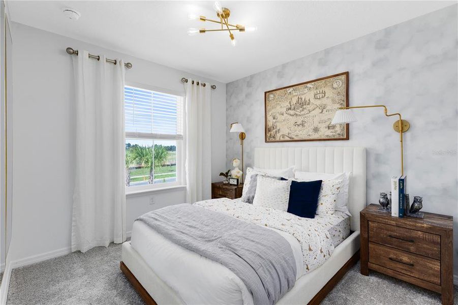 Furnished interior view inside a new home in EverBe, Orlando (Image 25). Furnished interior view inside a new home in EverBe, Orlando (Image 25).