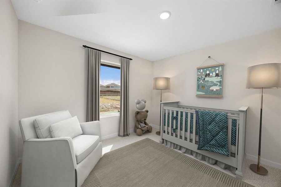 Furnished interior view inside a new home in Aspire at Noble Ridge, Howe (Image 24).