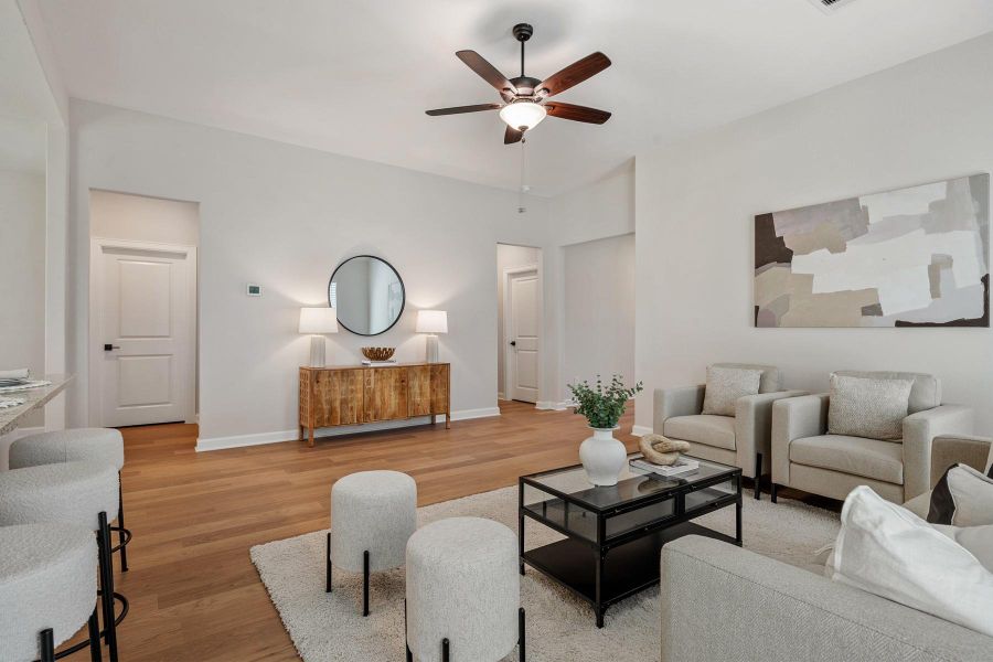 Furnished interior view inside a new home in Magnolia Woods, Magnolia (Image 9).