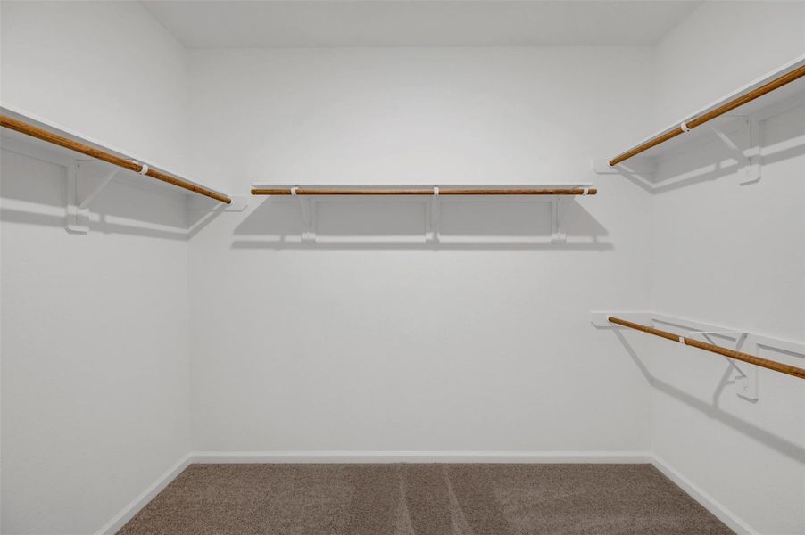 Primary walk-in closet