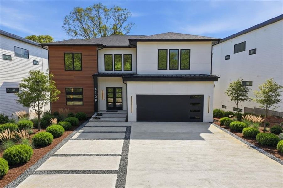 Front exterior of a new home in , Duluth, GA, highlighting curb appeal (Image 33).