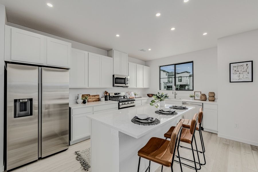 Furnished interior view inside a new home in The Hub at Virginia Village, Denver (Image 5).