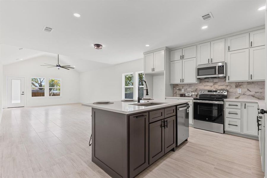 Furnished interior view inside a new home in , Greenville (Image 16). Furnished interior view inside a new home in , Greenville (Image 16).