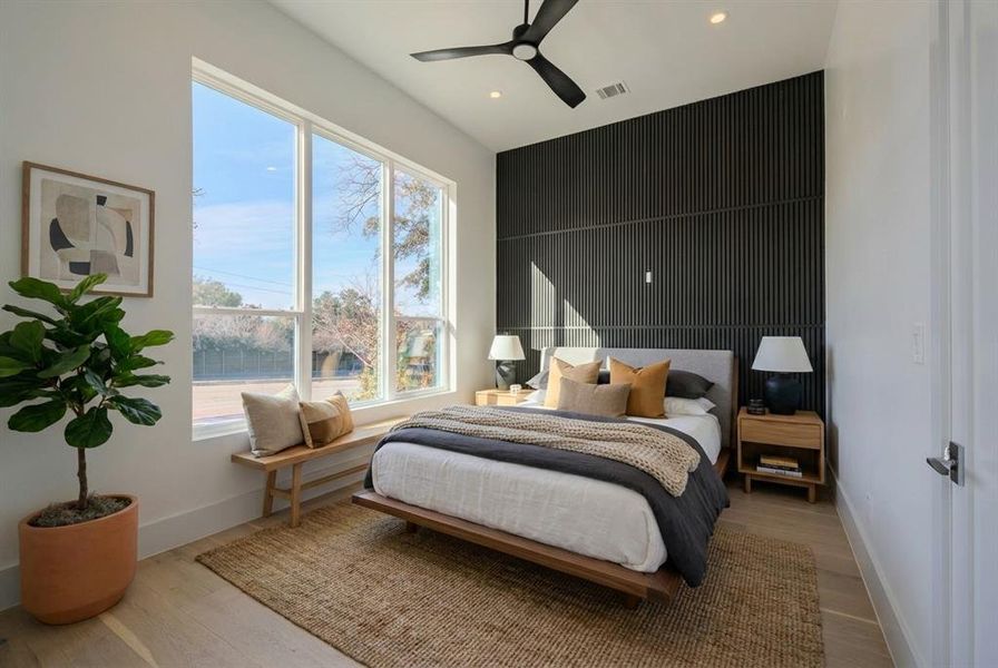 Furnished interior view inside a new home in , Dallas (Image 23).