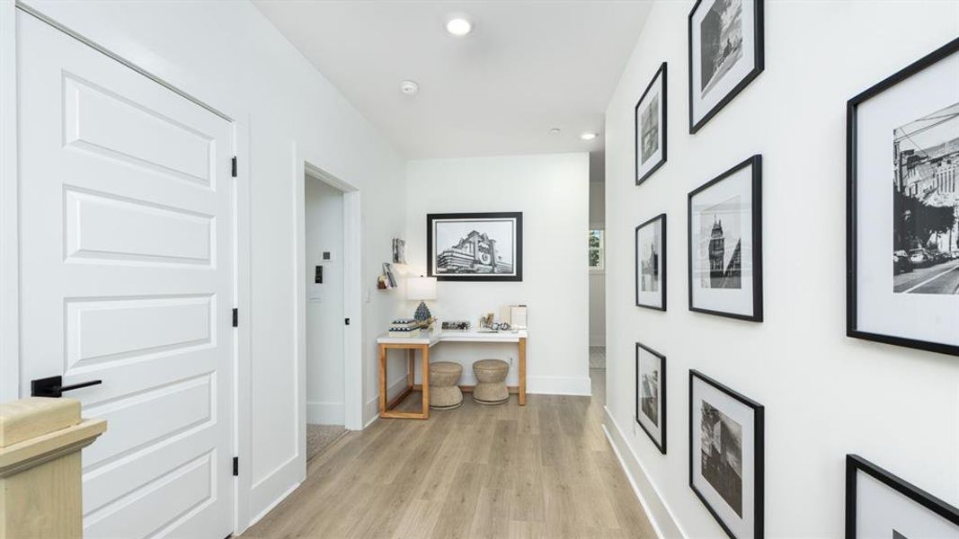 Furnished interior view inside a new home in The Village at Sandy Plains, Marietta (Image 12).