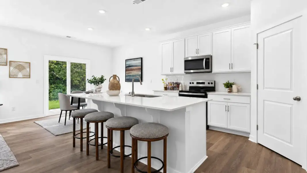 Furnished interior view inside a new home in Reedy Creek Preserve, Charlotte (Image 3).
