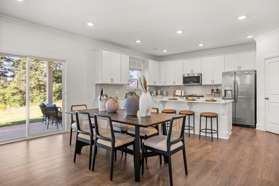 Furnished interior view inside a new home in Willow Creek, Watkinsville (Image 22).