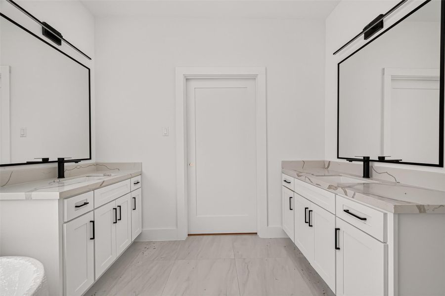 Furnished interior view inside a new home in , Spring (Image 10).