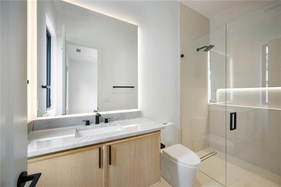 Furnished interior view inside a new home in , Brookhaven (Image 16).