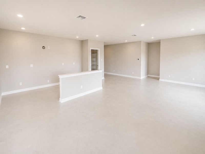 From Family Room to Open Concept Kitchen