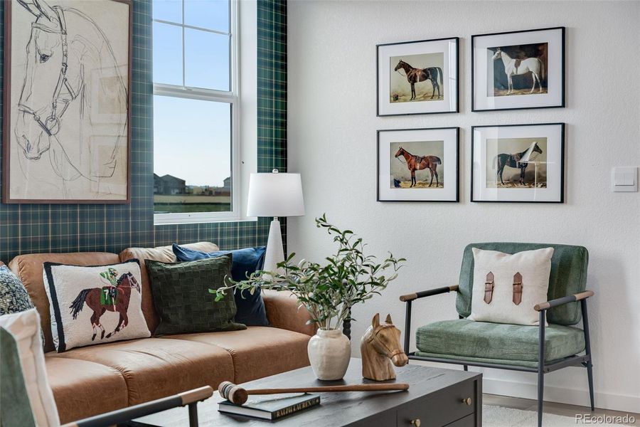 Furnished interior view inside a new home in Revere at Johnstown, Johnstown (Image 13). Furnished interior view inside a new home in Revere at Johnstown, Johnstown (Image 13).