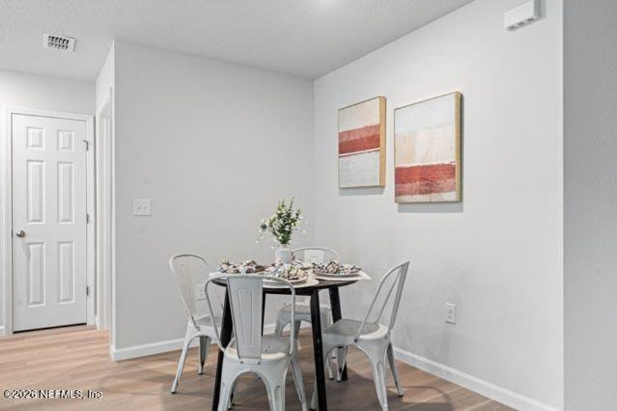 Furnished interior view inside a new home in , Jacksonville (Image 8).