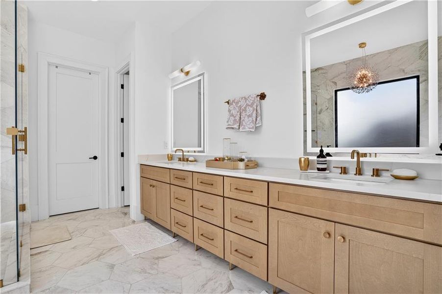 Furnished interior view inside a new home in , Hoschton (Image 21).