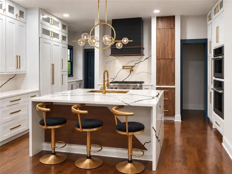 Furnished interior view inside a new home in , Atlanta (Image 16).