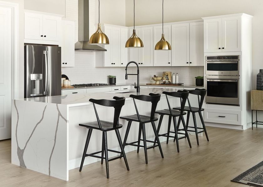 Representative furnished interior of a home built from the Ridge by Taylor Morrison in Parterre Destination Collection, Thornton (Image 2).