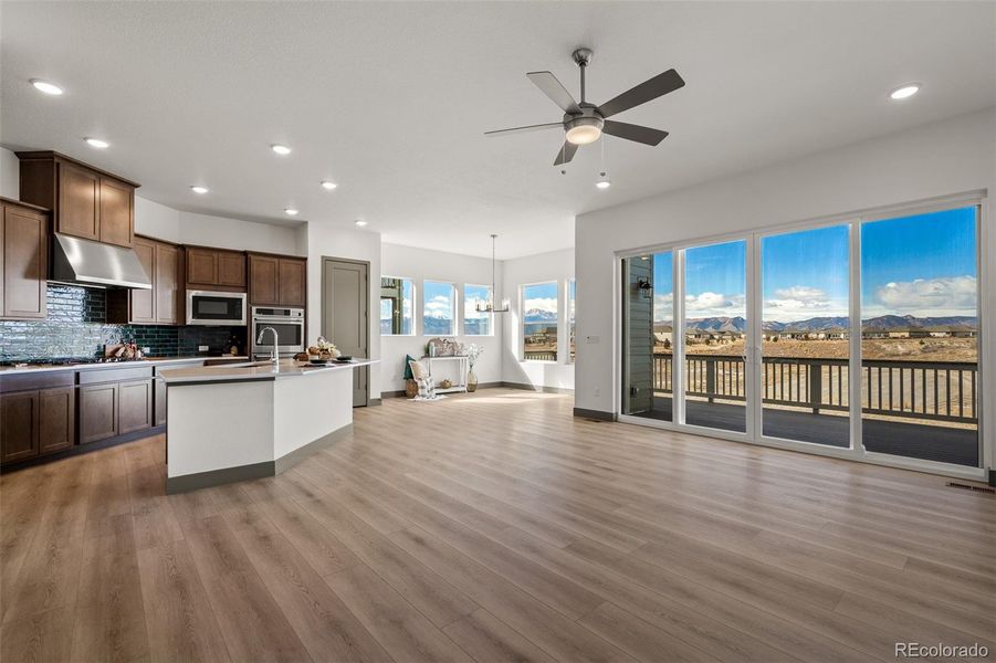 Furnished interior view inside a new home in Revel Crossing at Wolf Ranch - The Panorama Collection, Colorado Springs (Image 31).