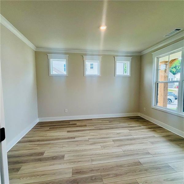 Spacious, unfurnished interior of a new home in Rosewood Lake Estates, Hoschton (Image 36). Spacious, unfurnished interior of a new home in Rosewood Lake Estates, Hoschton (Image 36).