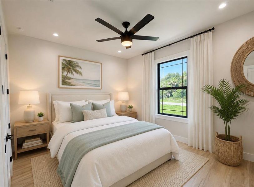 Furnished interior view inside a new home in , North Port (Image 9).