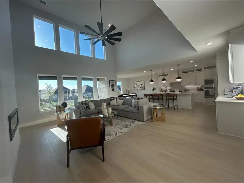 Furnished interior view inside a new home in , Midlothian (Image 3).