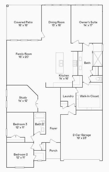 2D floor plan layout of this home in Scotts Bend, Baytown, TX (Image 5).