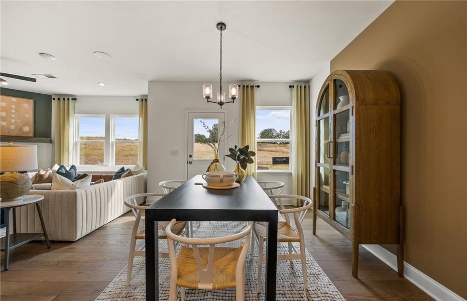 Furnished interior view inside a new home in Berkeley Mill, Cumming (Image 14).