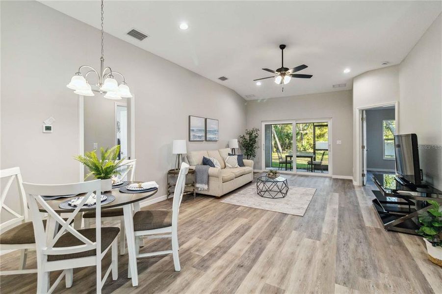Furnished interior view inside a new home in , North Port (Image 12). Furnished interior view inside a new home in , North Port (Image 12).