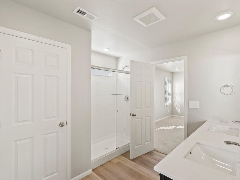 Furnished interior view inside a new home in Revere at Johnstown, Johnstown (Image 6).