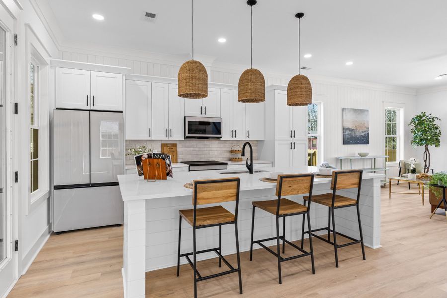 Furnished interior view inside a new home in , North Charleston (Image 11).