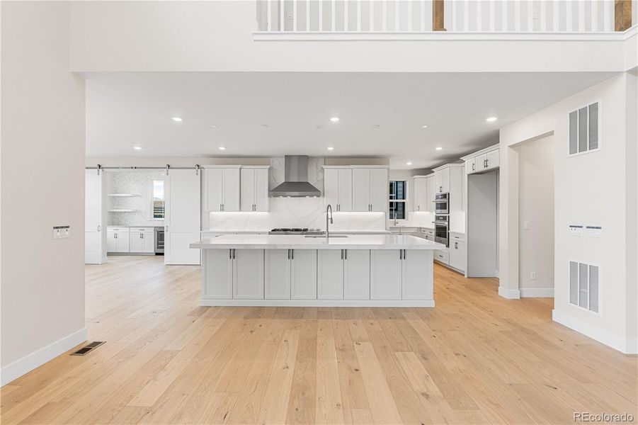 Furnished interior view inside a new home in Luxe at The Canyons, Castle Pines (Image 17).