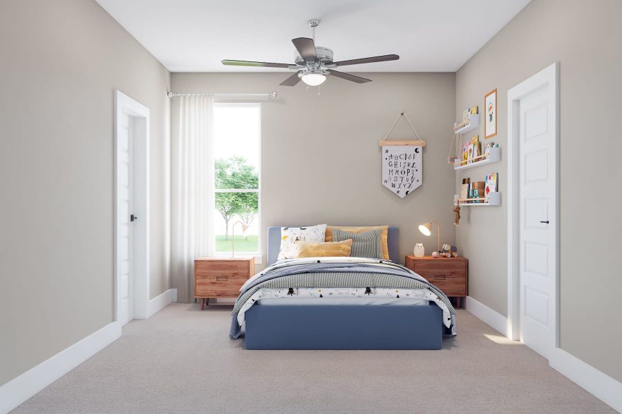 Furnished interior view inside a new home in Trillium, Richmond (Image 21).