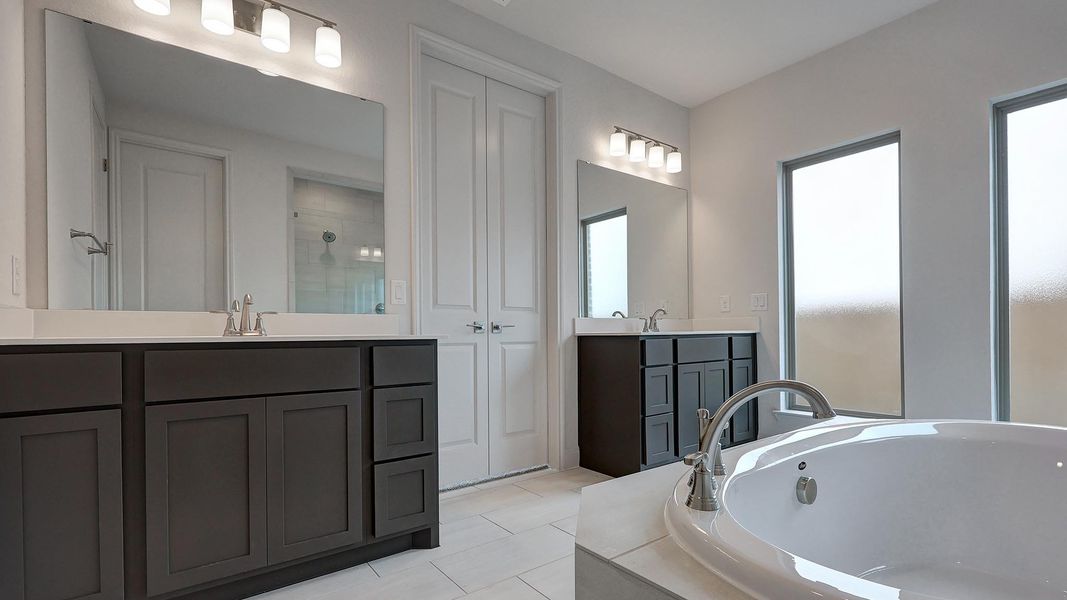 Furnished interior view inside a new home in Kallison Ranch, San Antonio (Image 9).