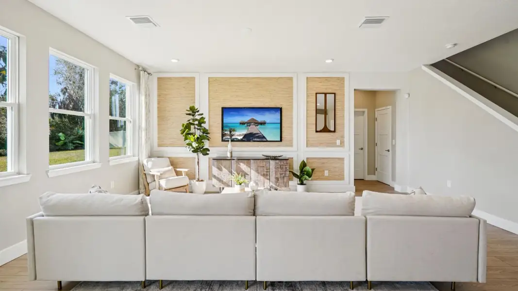 Representative furnished interior of a home built from the Coral by D.R. Horton in Ocala Preserve, Ocala (Image 14).