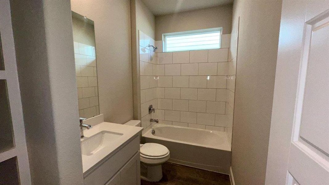 Furnished interior view inside a new home in Eagle Creek, Denton (Image 9). Furnished interior view inside a new home in Eagle Creek, Denton (Image 9).