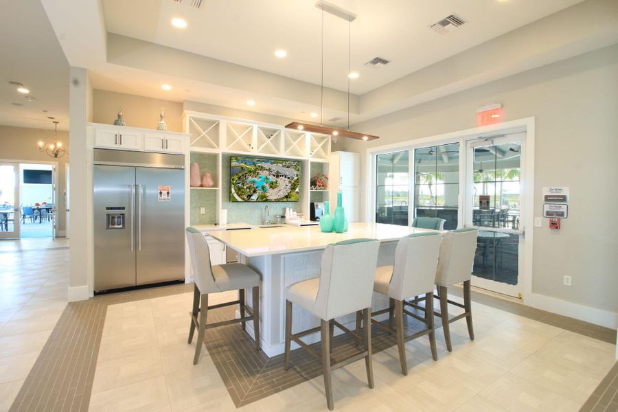 Furnished interior view inside a new home in , Port St. Lucie (Image 53).