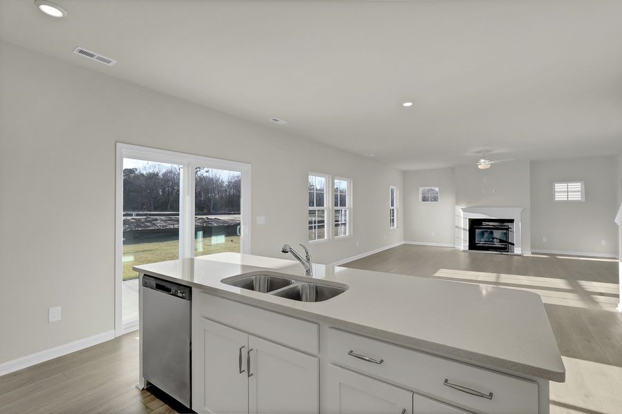 Furnished interior view inside a new home in Citadel Point at Southbridge, Sneads Ferry (Image 9).