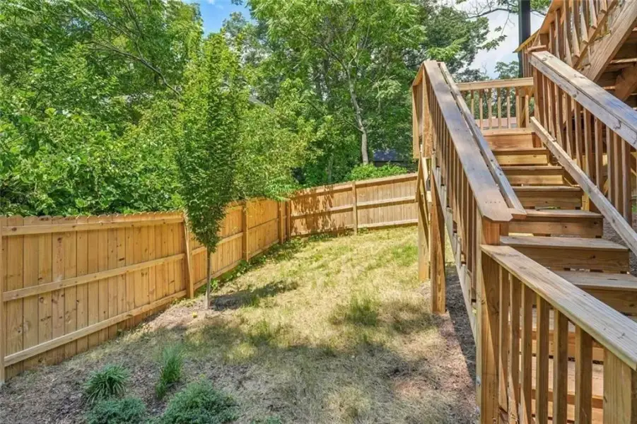Exterior details and patio area of a home in , Atlanta (Image 23). Exterior details and patio area of a home in , Atlanta (Image 23).