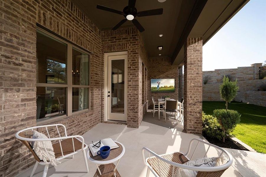 Large Covered Patio