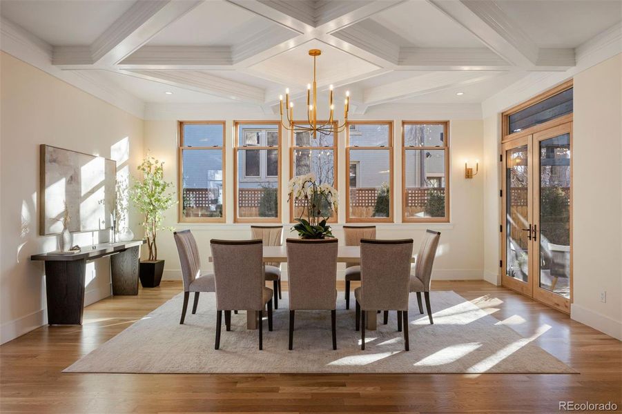 Furnished interior view inside a new home in , Denver (Image 7).
