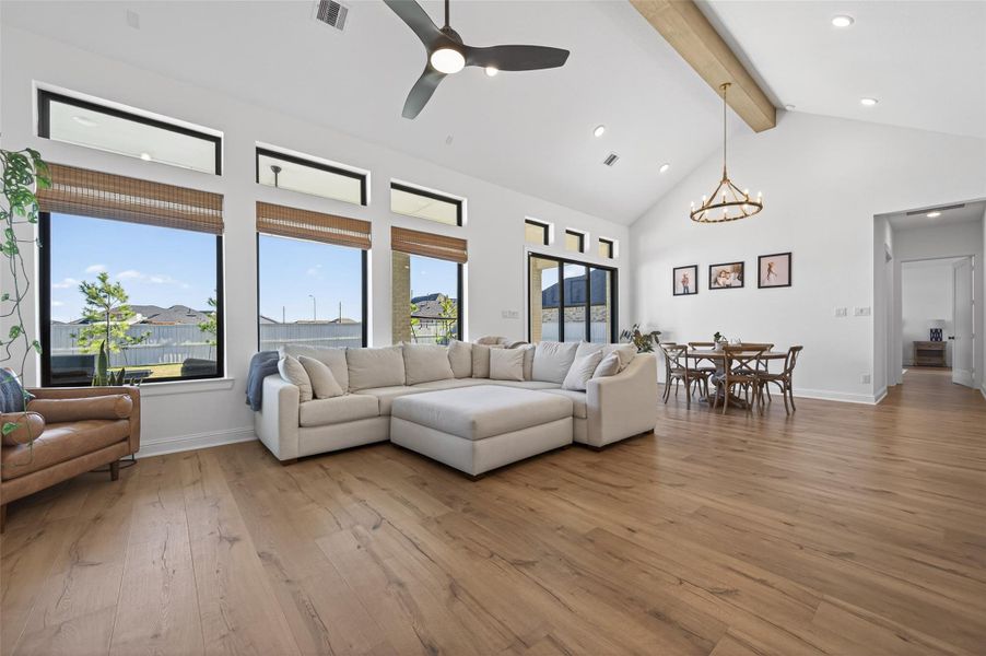 Furnished interior view inside a new home in , Magnolia (Image 42). Furnished interior view inside a new home in , Magnolia (Image 42).