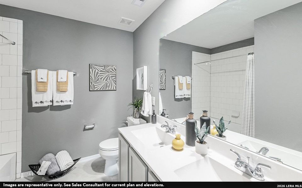 Furnished interior view inside a new home in Hickory Ridge, Elmendorf (Image 9).