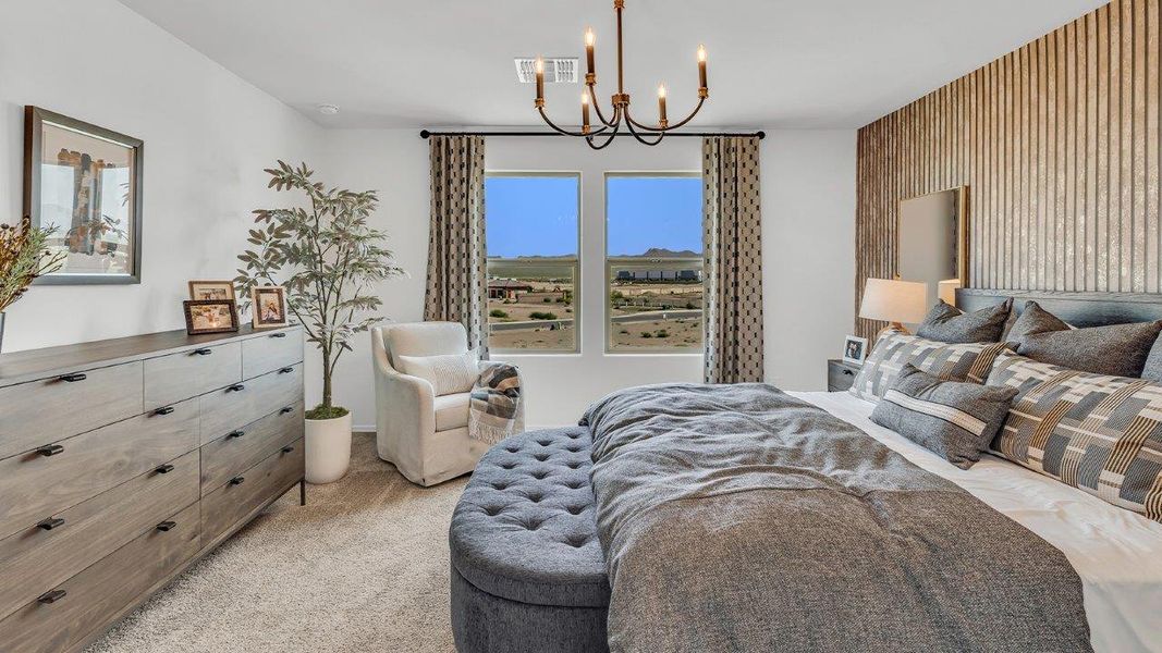 Furnished interior view inside a new home in Coronet at Gladden Farms, Marana (Image 36). Furnished interior view inside a new home in Coronet at Gladden Farms, Marana (Image 36).