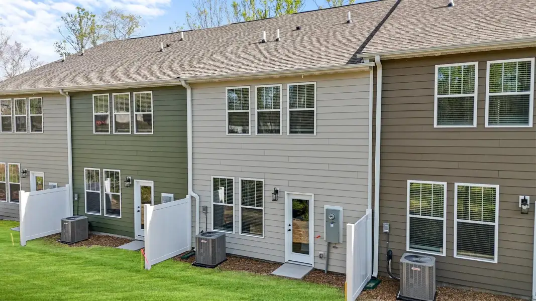 Exterior details and patio area of a home in Clayton Crossing, Arden (Image 4).
