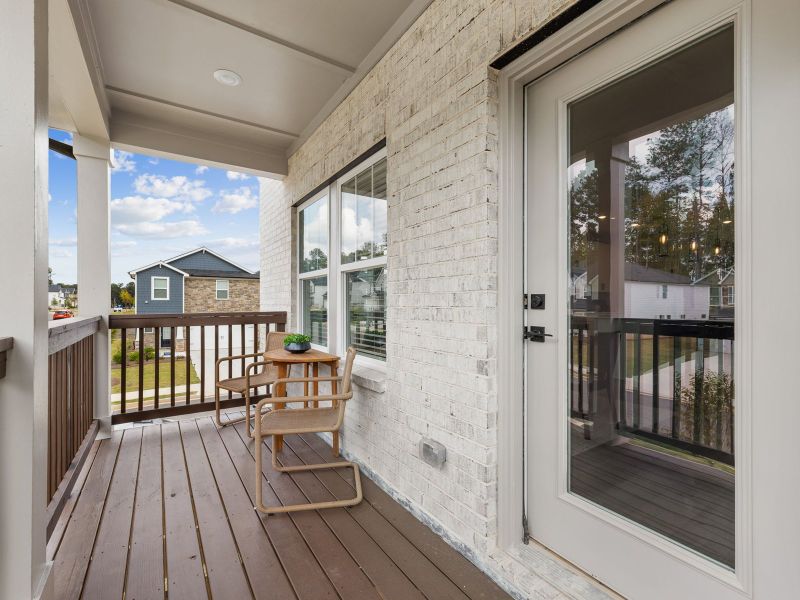 Exterior details and patio area of a home in Martin Springs - Highland Series, Lawrenceville (Image 20). Exterior details and patio area of a home in Martin Springs - Highland Series, Lawrenceville (Image 20).