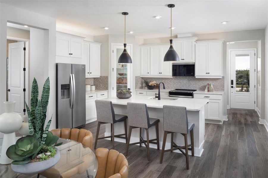 Furnished interior view inside a new home in Wellen Park, Venice (Image 11).