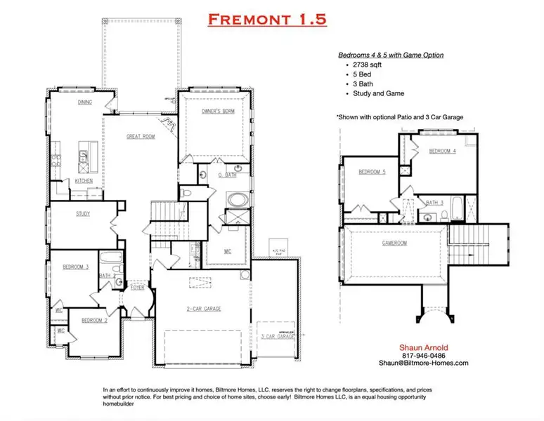 2D floor plan layout of this home in , Springtown, TX (Image 3).