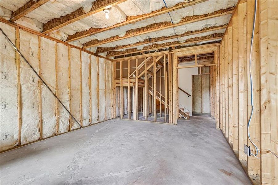 In-progress construction of a new home in Millcroft Townhomes, Buford, GA (Image 57).