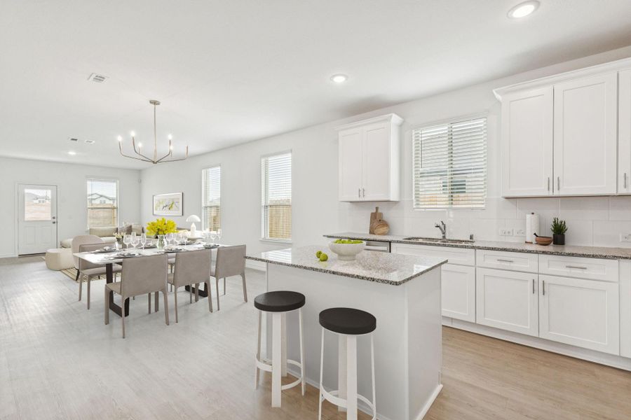 Furnished interior view inside a new home in River Ranch, Dayton (Image 9).